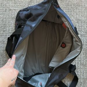 Stylish Navy and Black Camouflage Men's Duffel Bag